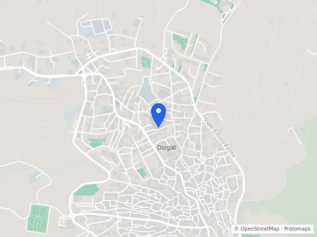 Mappa di Dorgali, Nuoro