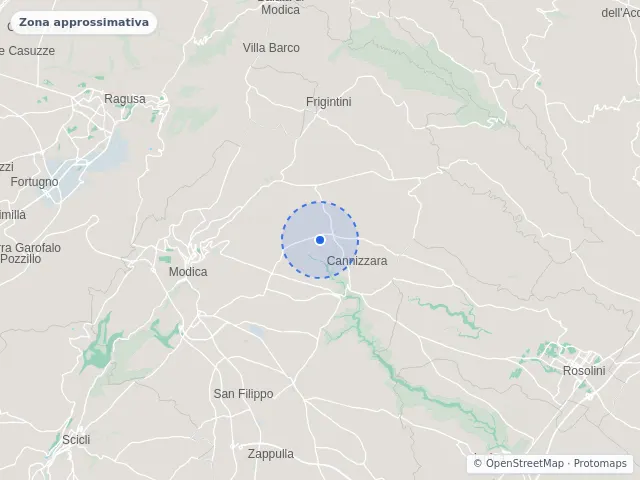 Mappa di Modica, Ragusa