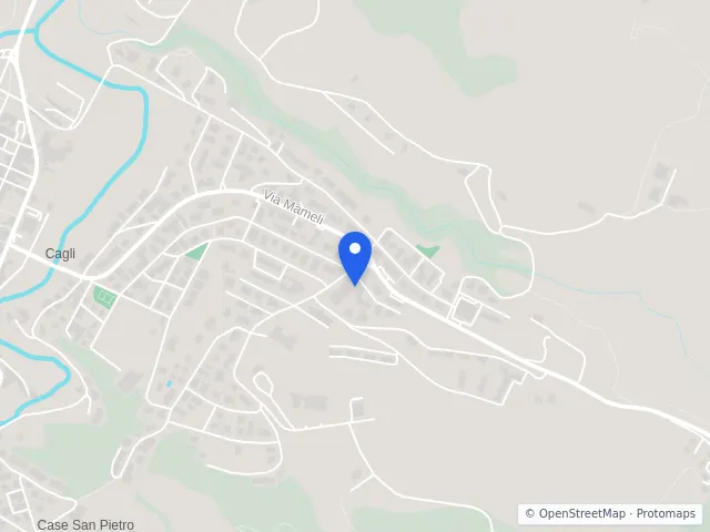Mappa di Cagli, Pesaro e Urbino