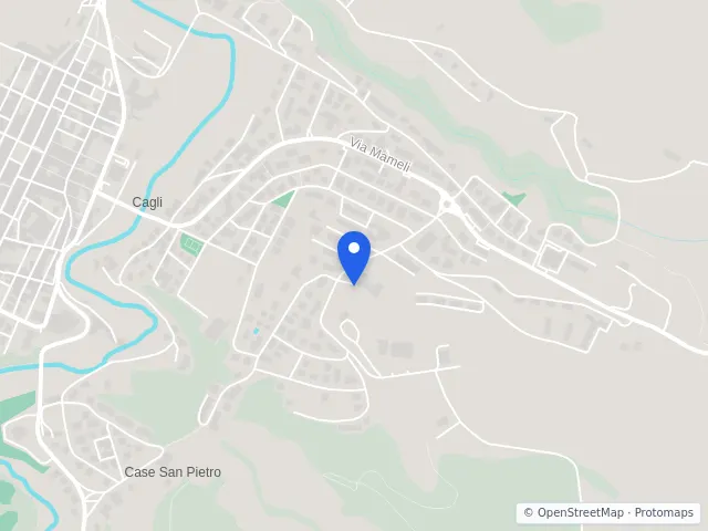 Mappa di Cagli, Pesaro e Urbino