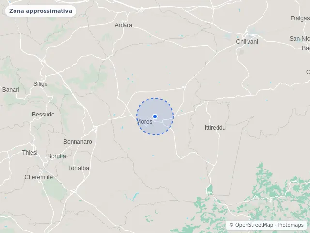 Mappa di Mores, Sassari