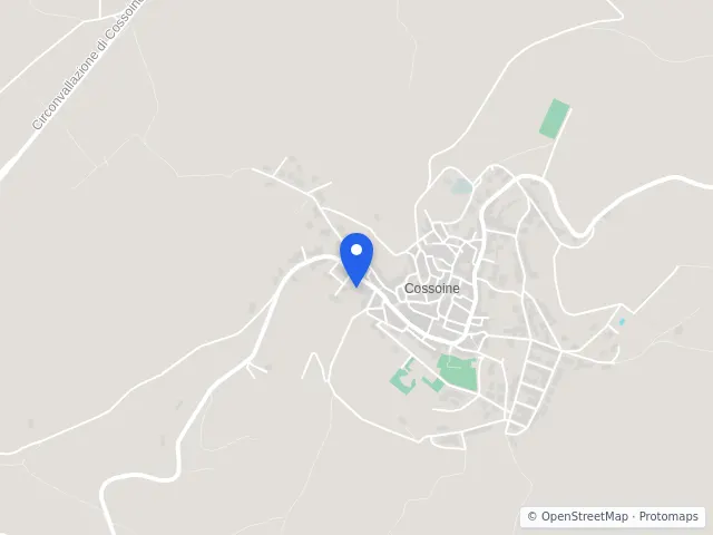 Mappa di Cossoine, Sassari