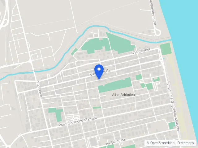 Mappa di Alba Adriatica, Teramo
