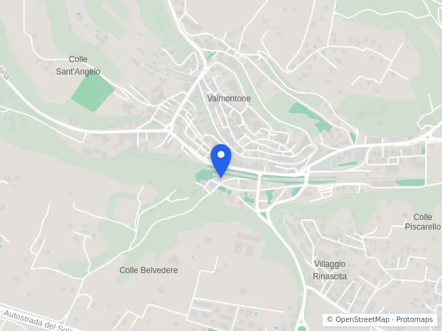 Mappa di Valmontone, Roma