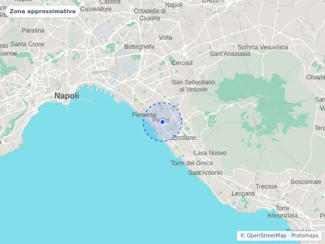 Mappa di Portici, Napoli