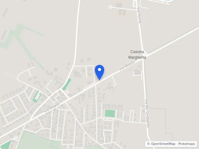 Mappa di Pozzo d'Adda, Milano