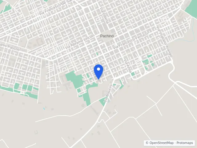 Mappa di Pachino, Siracusa