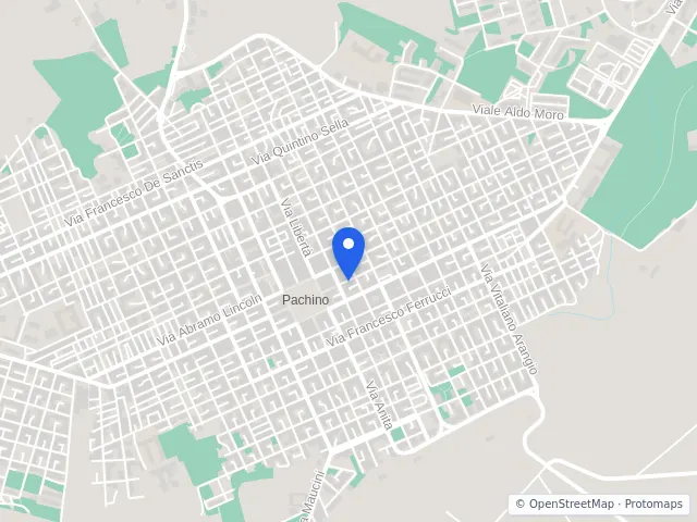 Mappa di Pachino, Siracusa