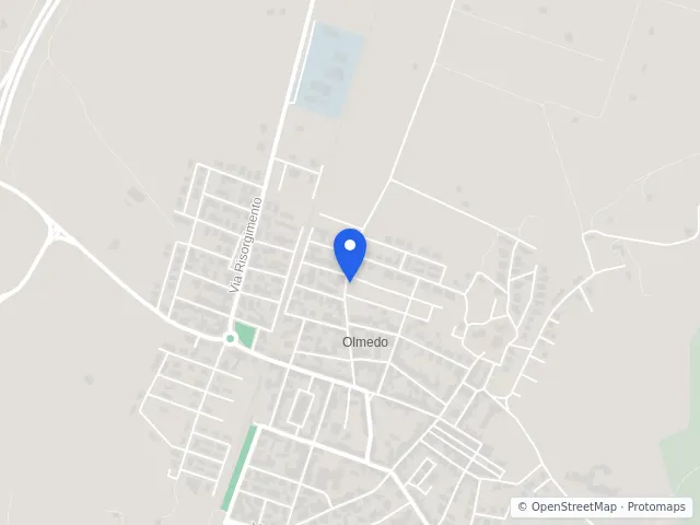 Mappa di Olmedo, Sassari