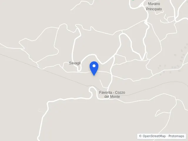 Mappa di Marano Principato, Cosenza
