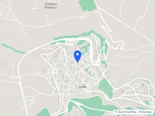 Mappa di Melilli, Siracusa