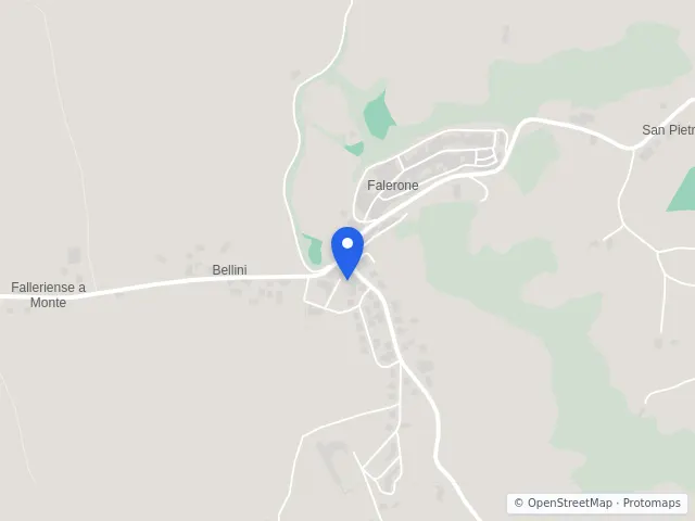 Mappa di Falerone, Fermo
