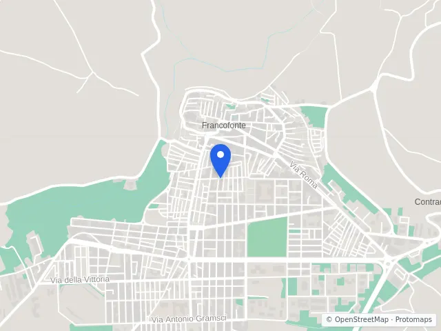 Mappa di Francofonte, Siracusa