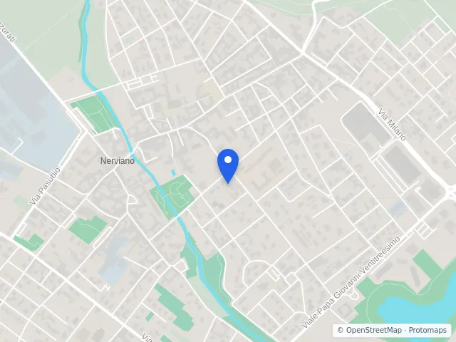 Mappa di Nerviano, Milano