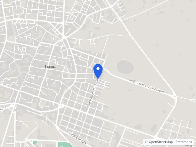 Mappa di Lucera, Foggia