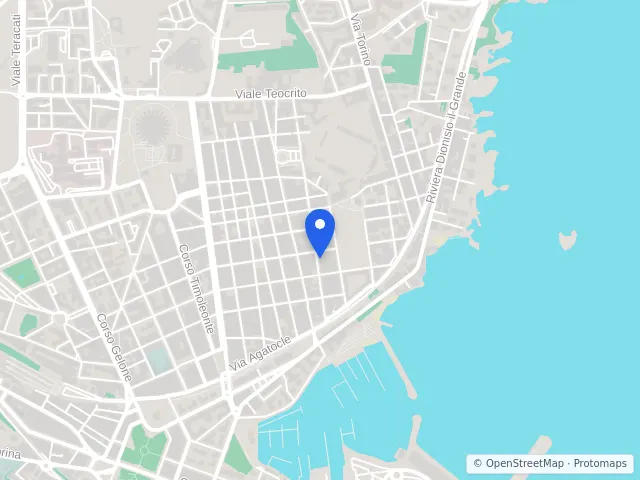 Mappa di Siracusa