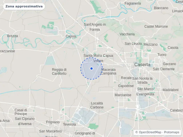 Mappa di Santa Maria Capua Vetere, Caserta