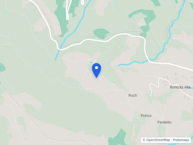 Mappa di Roncola, Bergamo