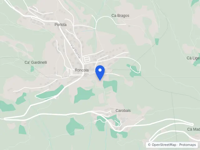 Mappa di Roncola, Bergamo