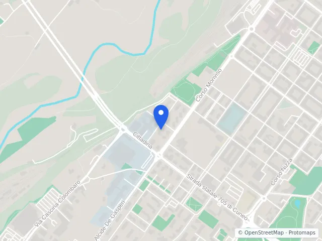 Mappa di Cuneo