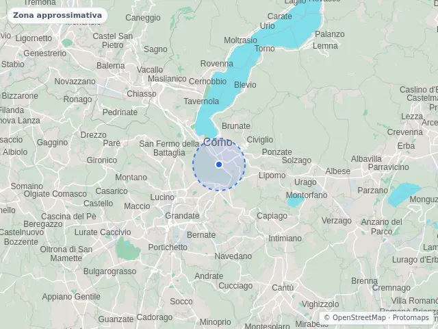 Mappa di Como