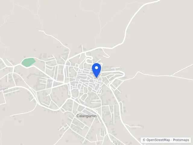 Mappa di Calangianus, Sassari