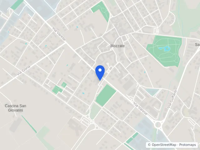 Mappa di Mozzate, Como