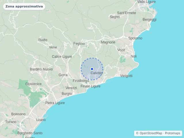 Mappa di Finale Ligure, Savona