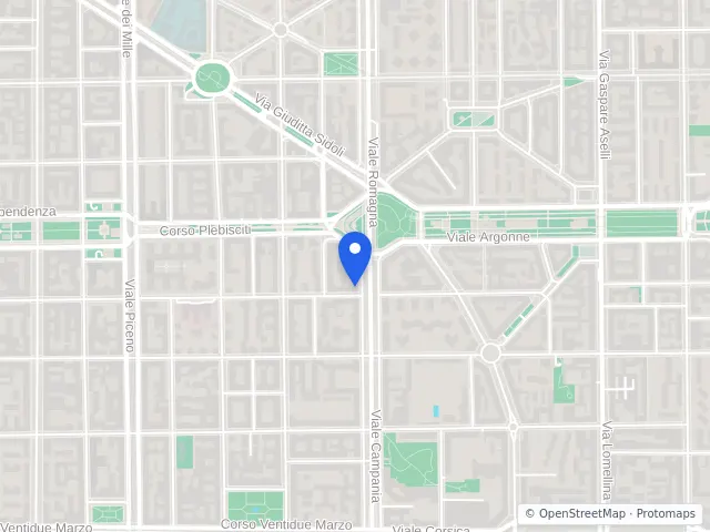 Mappa di Milano