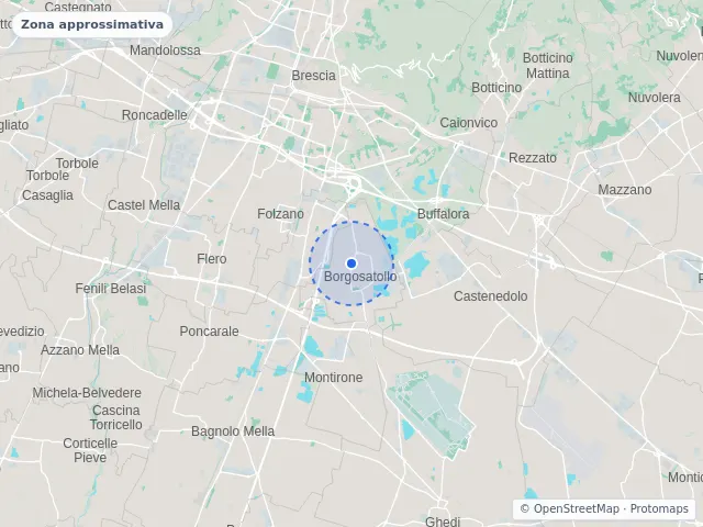 Mappa di Borgosatollo, Brescia