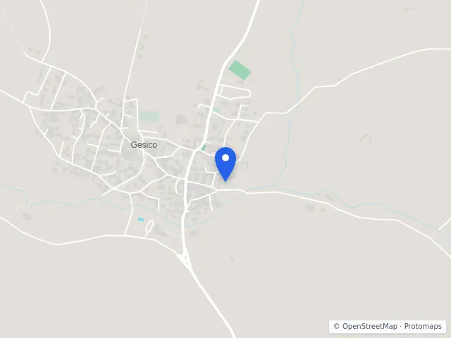 Mappa di Gesico, Sud Sardegna