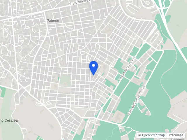 Mappa di Paternò, Catania