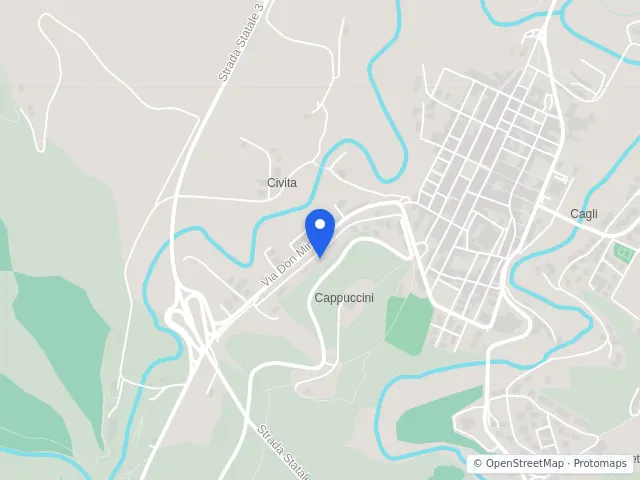 Mappa di Cagli, Pesaro e Urbino