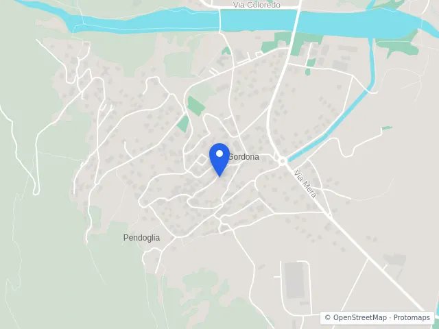 Mappa di Gordona, Sondrio