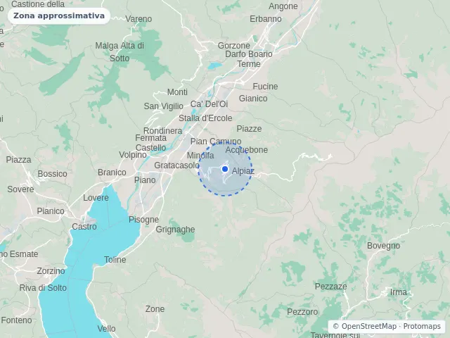 Mappa di Pian Camuno, Brescia