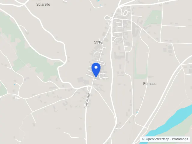 Mappa di Strevi, Alessandria