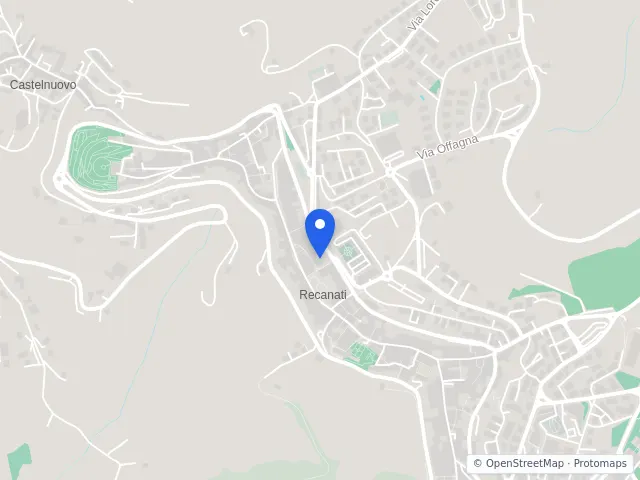 Mappa di Recanati, Macerata