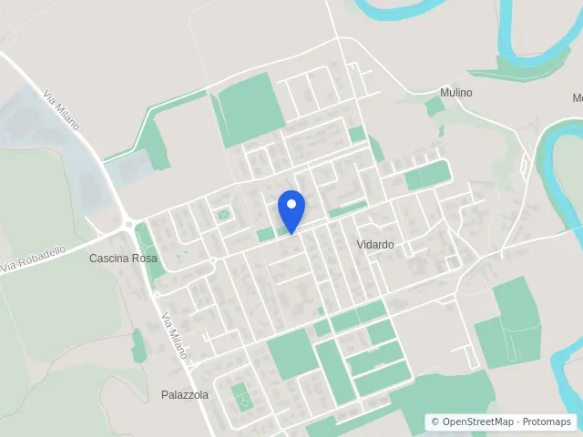 Mappa di Castiraga Vidardo, Lodi