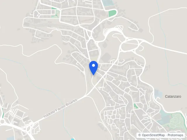 Mappa di Catanzaro