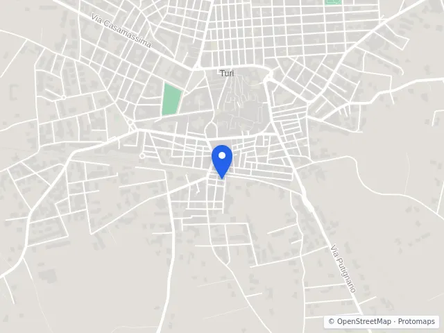 Mappa di Turi, Bari