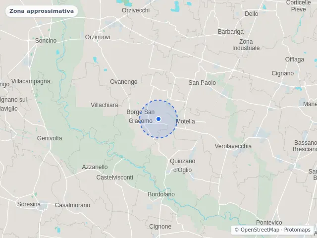Mappa di Borgo San Giacomo, Brescia