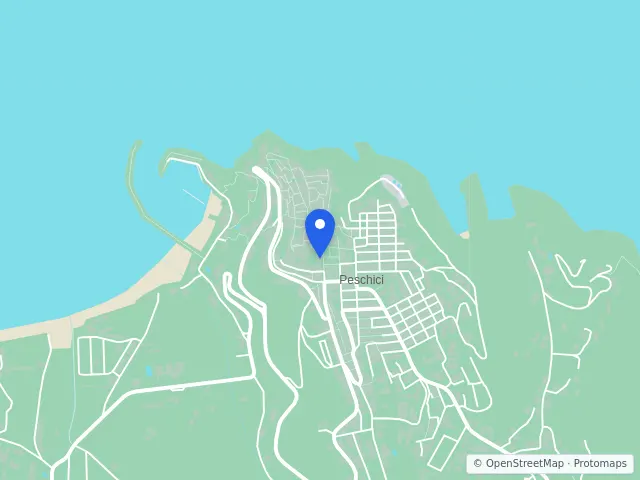 Mappa di Peschici, Foggia