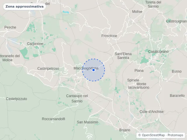 Mappa di Macchiagodena, Isernia