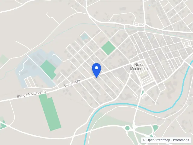 Mappa di Nizza Monferrato, Asti