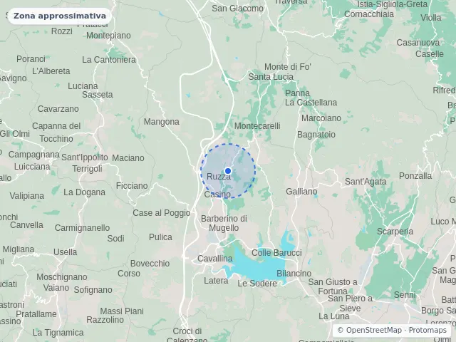Mappa di Barberino di Mugello, Firenze