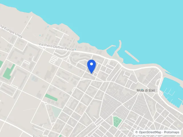 Mappa di Mola di Bari, Bari