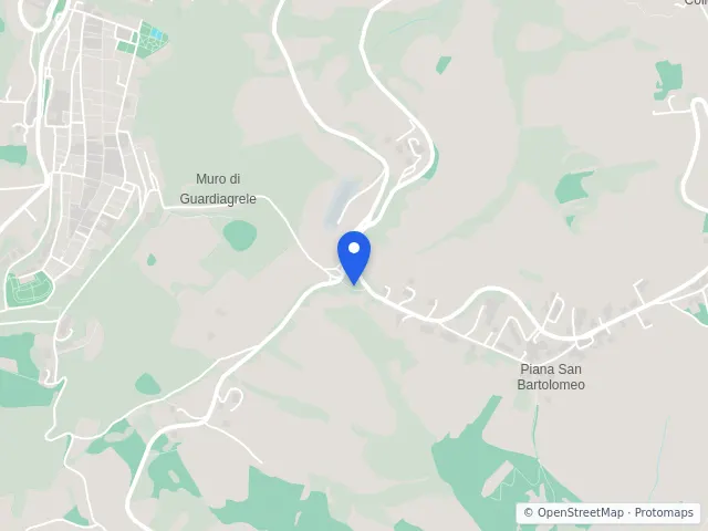 Mappa di Guardiagrele, Chieti