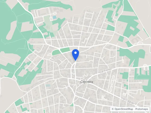 Mappa di Capoterra, Cagliari