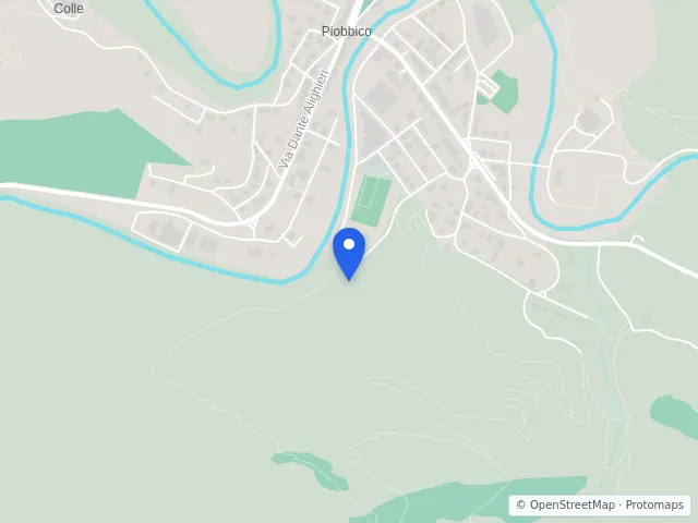 Mappa di Piobbico, Pesaro e Urbino