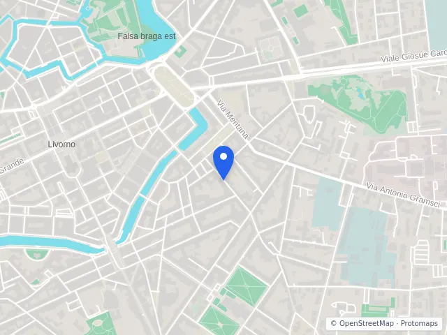 Mappa di Livorno